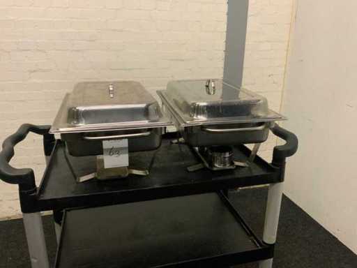 Chafing dish (2x)