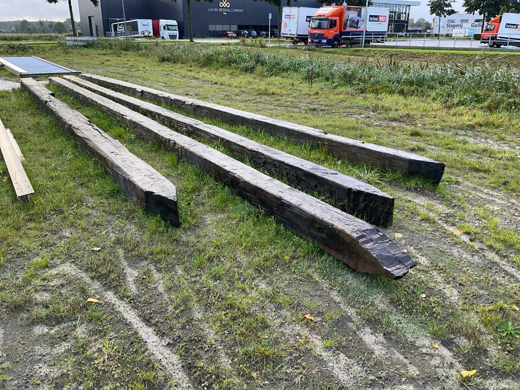Houten paal (4x)