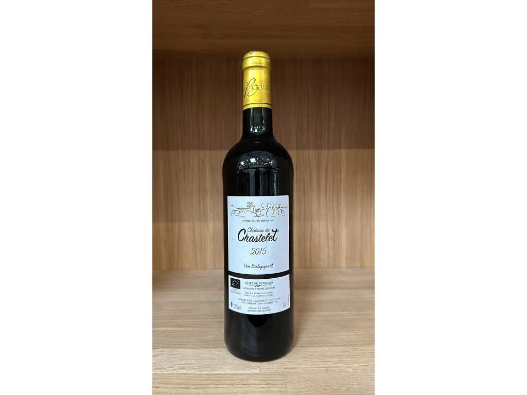 2015 - CHATEAU DE CHASTELET - CÔTES DE BORDEAUX - Rode wijn (150x)