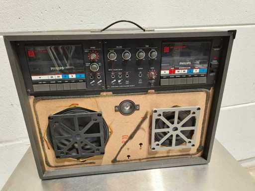 Philips Studio II D6650 Double Cassette Recorder & Amplifier