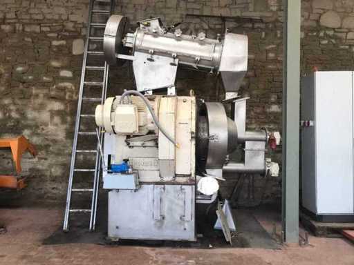 1985 Paladin P-350 Pellet Mill with Stainless Steel Feed Mixer