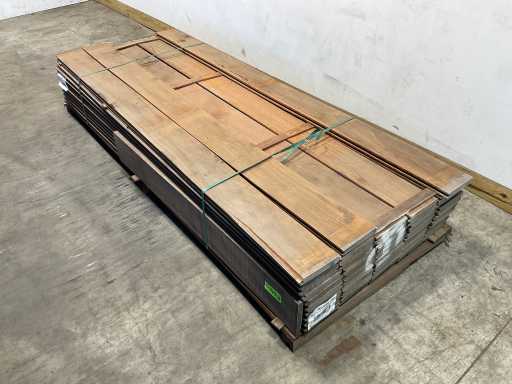 Piallato a lamiera Azobé 250x20x3 cm (48x)
