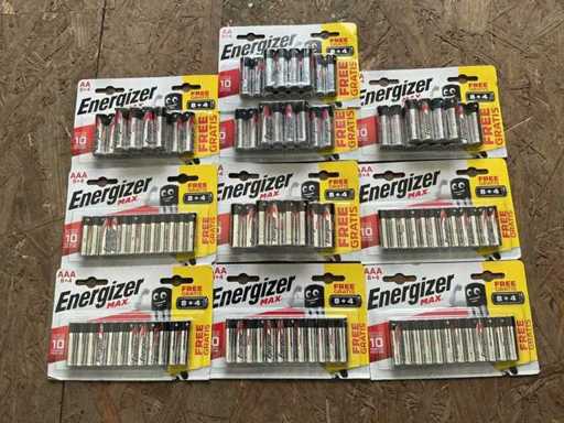 Energizer AAA-LR03 + AAA-LR6 Alkaline Batterij (120x)