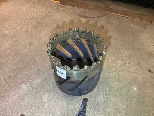 Wiertło frezujące wałowe