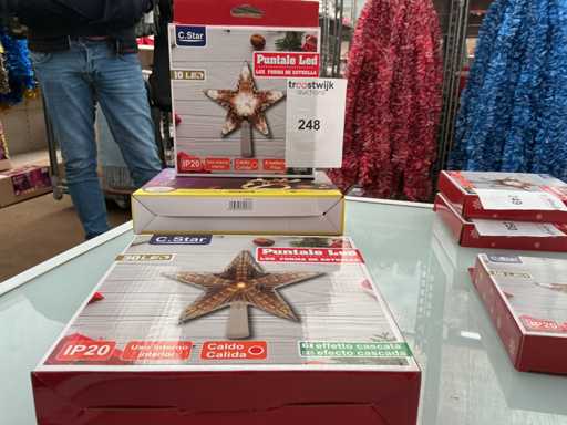 Weihnachten, Led-Dekoration. (4-fach)