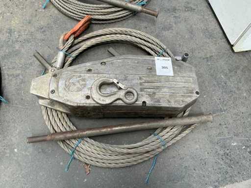 Tirfor TU-40 Staalkabel takel