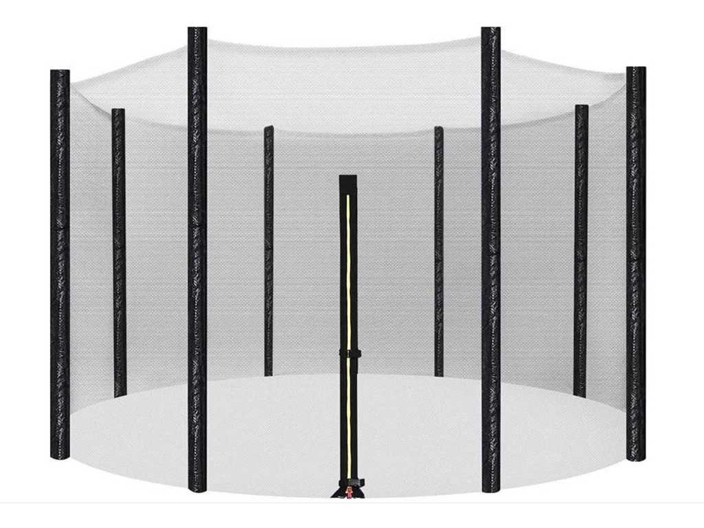 MIRA Home - Safety net for trampoline - Replacement net - Garden - PE net - Black - 305 cm