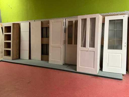 Diverse houten deuren (35x)