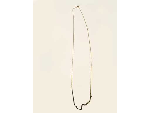 9KT Yellow Gold Diamond Cut Chain