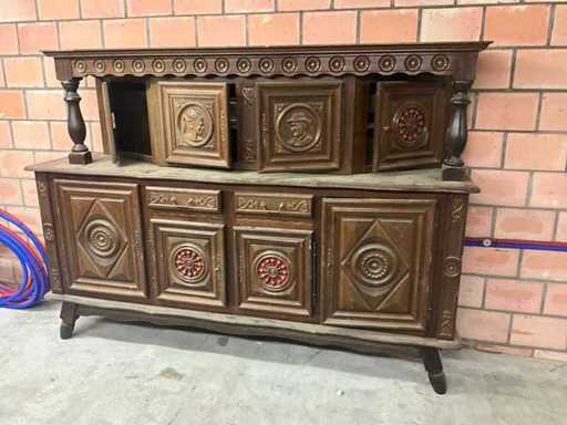 Armoire murale/buffet en bois