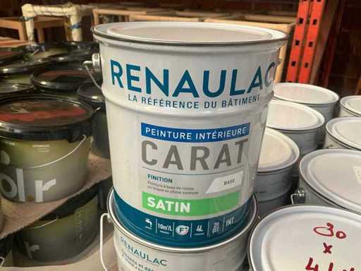 Renaulac Carat Satin Red 4000ml Peinture intérieure (30x)