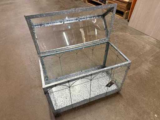 Mini-Gewächshaus-/Terrariumschrank mit Glasverkleidung