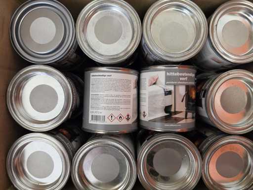 Vernice resistente al calore per natura morta 250ml argento (54x)