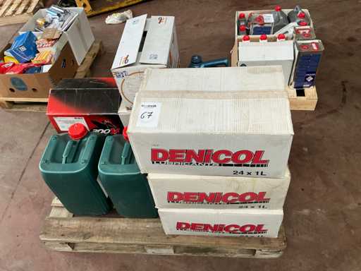 Partij smeermiddelen en koelvloeistof