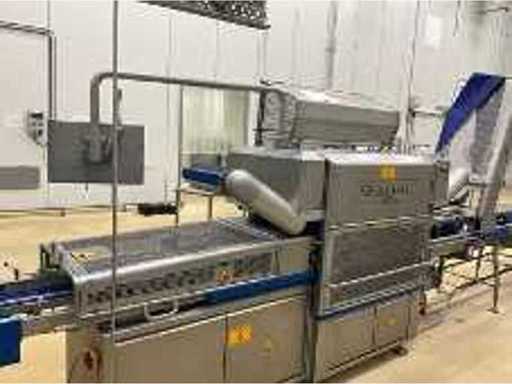 Liquidation of food factory including cooking kettles, packaging machines, pumps and labelling machines