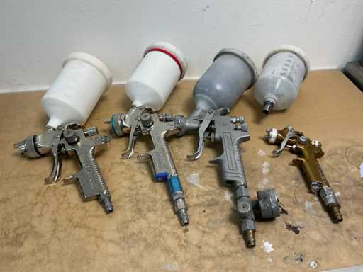 Pistolets de pulvérisation (4x)