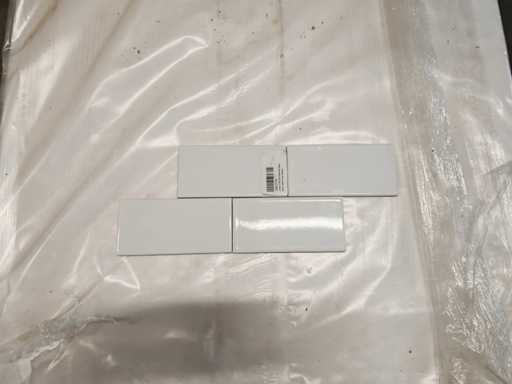 Jumbo Oclat Wit Glans Wandtegel 7,5x15 cm 24 m²