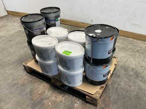 Batch of paint and primer