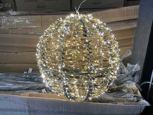 Partij hanging light ball 50cm incl timer (12x)