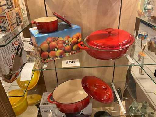 GSW Cast iron pot (3x)