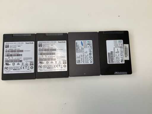 SanDisk/Samsung 128GB SSD Interne hardeschijf (4x)