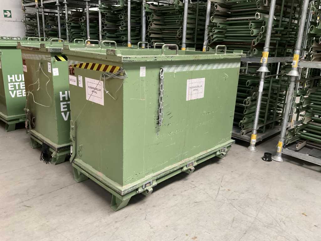 2007 Bauer SB 2000 Container pentru deșeuri cu supapă de descărcare