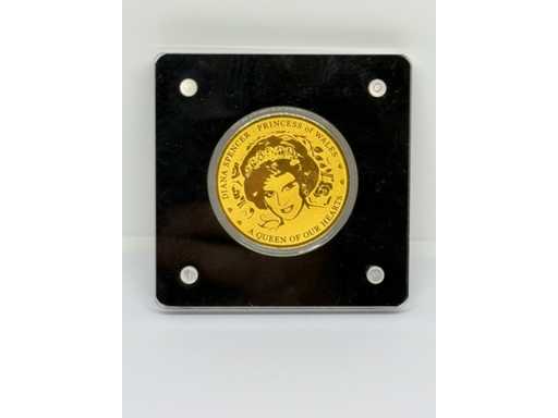 1/200 oz 999 Fijn Goud Diana - Een Koningin van Heards