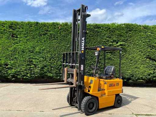 1999 Halla HBF15E Vorkheftruck 1500kg - functioneel