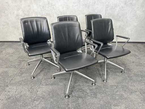 5x Vitra Meda - krzesło projektowe - Alberto Meda