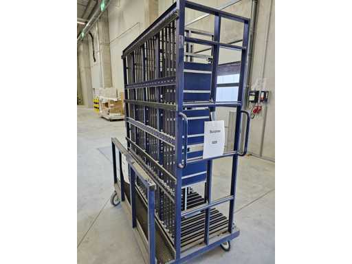   Wózek komponentowy z szczotkami