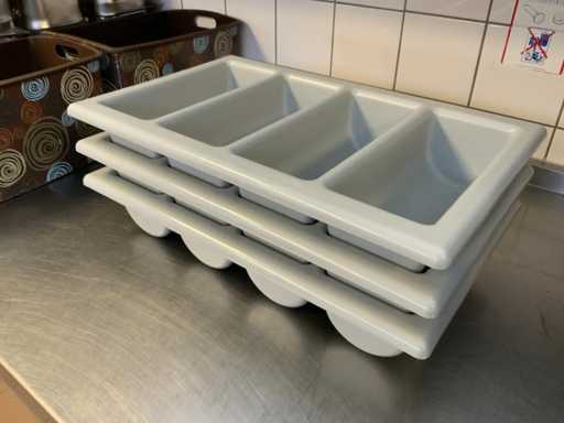 Hendi - Range-couverts en plastique (3x)