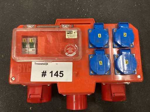 16 A CEE auf Schuko, Stromverteiler, Verteilerkasten