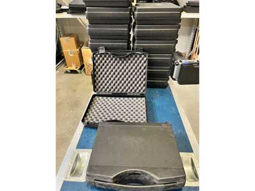 Grote Lot Plastic Koffer / Apparatuurkoffer (23x)