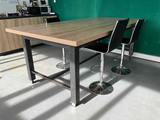 Bartafel met 3x barkruk