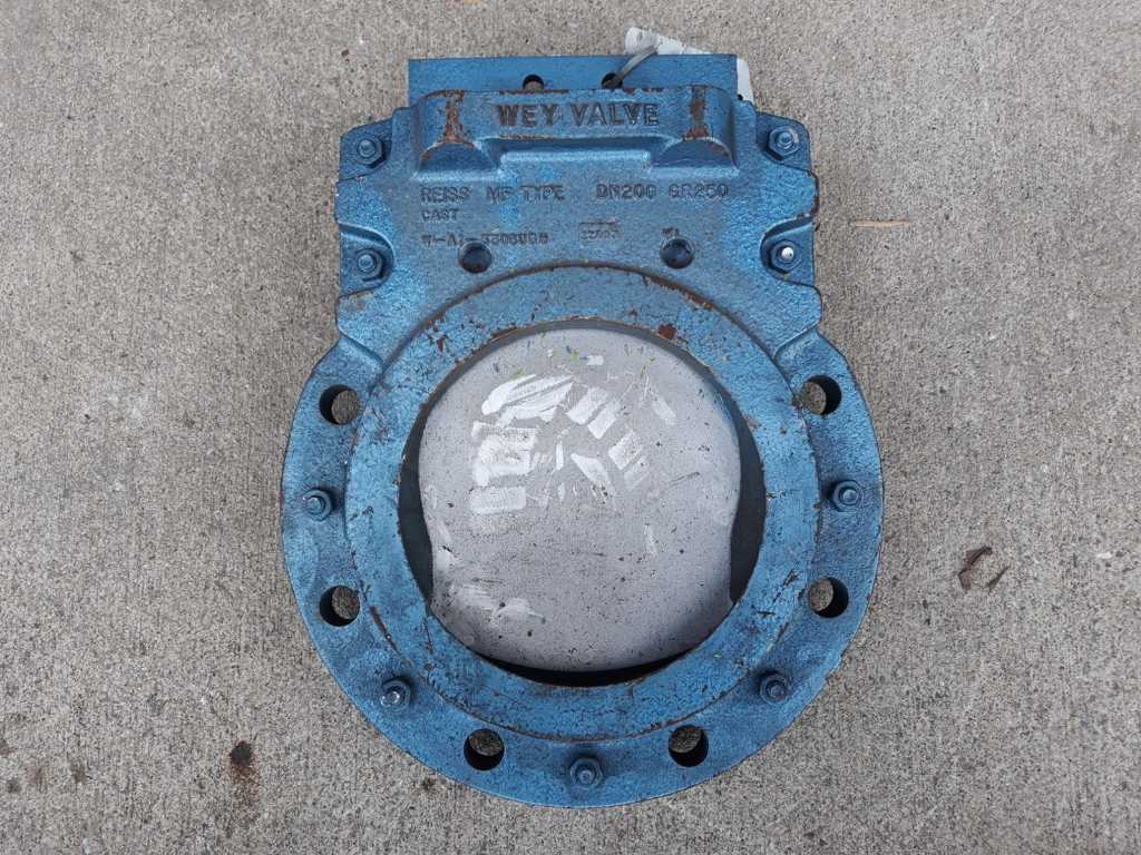 8" - Unused Guillotine valve