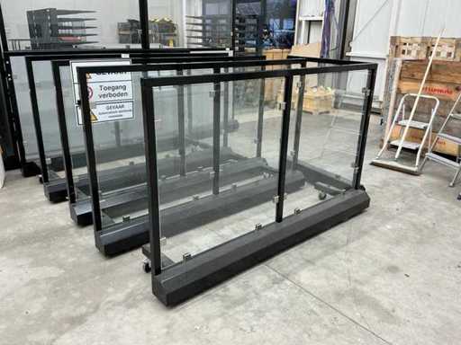 Sicherheitswände von Romias Stahlmaschinen (5x)