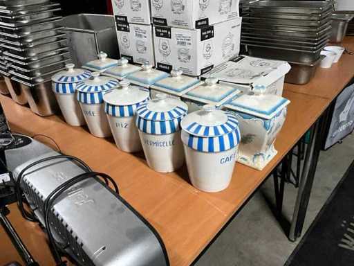 Voorraadpotten (11x)