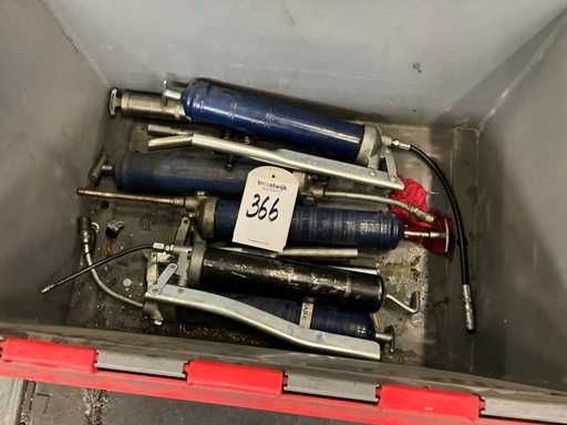 Różne pistolety smarujące (5x)