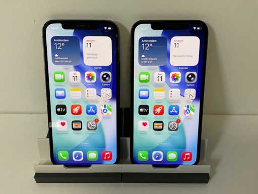 Apple iPhone 12 - 128GB - Nero (2x)