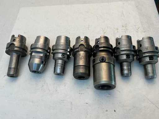 HSK-A63 Étirement hydraulique + Mandrin de précision, etc. (7x)