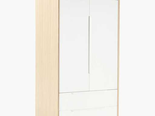 Armoire en placage de chêne Cassy, 2 portes - Westwing Collection