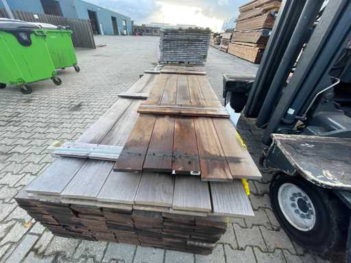 Guyana Ipé planks planed 2150x120x21mm (5x)