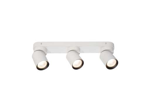 GU10 Surface-mounted spot Fixture triple rotatable (6x)