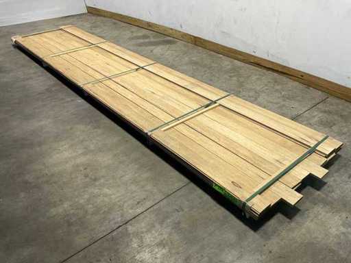 Fraké plank mes- en groef verbinding 485x11,7x2 cm (21x)