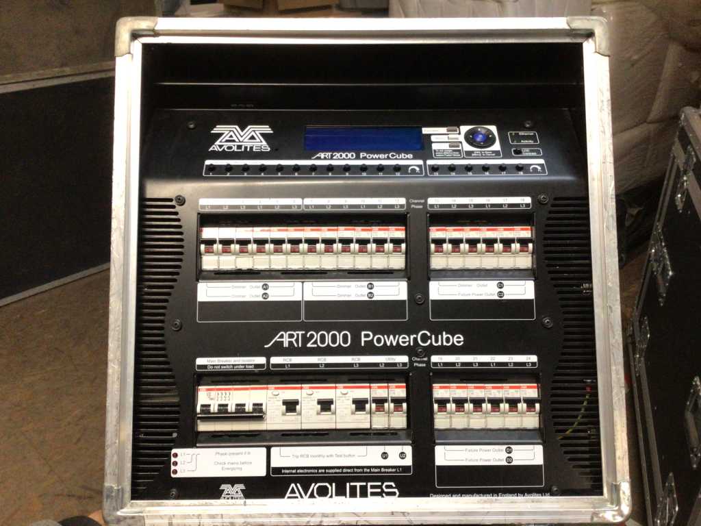 AVOLITE ART2000 POWER CUBE - DIMMER 12 CHANNEL X 16A 2,3KW - Other lighting technology (2x)