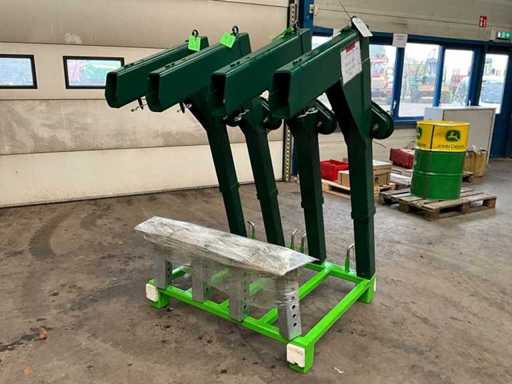 Axsel / Dutch dragon Afzetsysteem steunpoten set