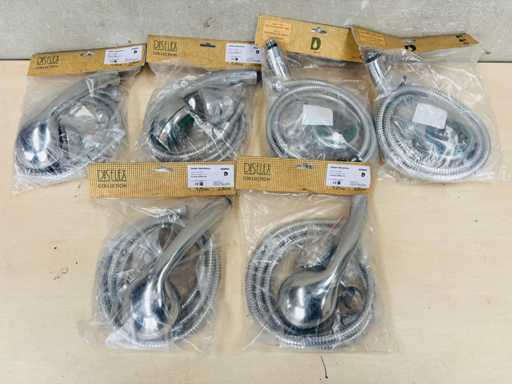 DISFLEX COLLECTION (x6) - Doucheset handdouche + slang + beugel 