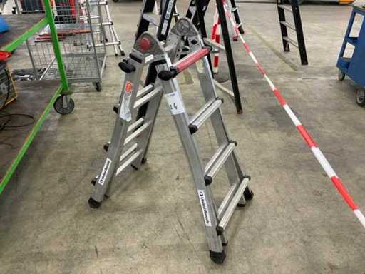 Atrex Professional Varitrex Teleprof 4x4 Telescopic folding ladder