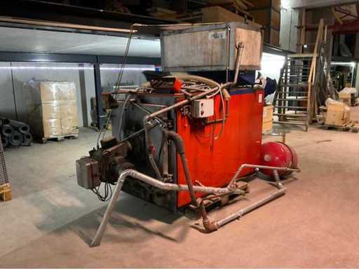 Installation von Lambo AMR/BR40 Industrieboiler / Zentralheizungskessel