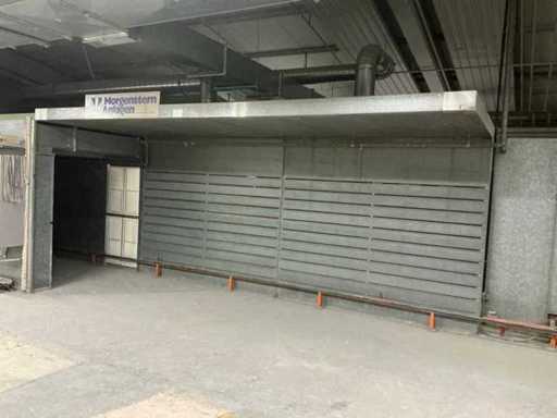 MORGENSTERN 450-001/0 Poedercoatingsysteem met temperatuurregeling (1984)